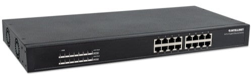 Intellinet 560993 network switch Unmanaged L2 Gigabit Ethernet (10/100/1000) Power over Ethernet (PoE) 1U Black