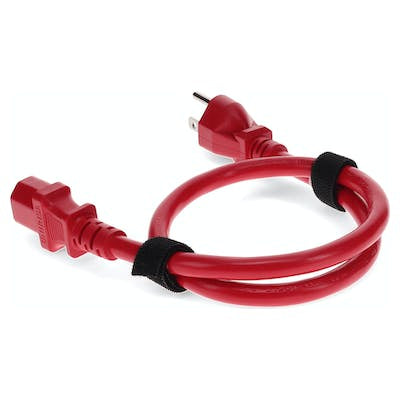 AddOn Networks ADD-515P2C1314AWG6FTRD power cable Red 72" (1.83 m) NEMA 5-15P IEC C13