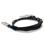 AddOn Networks ADD-Q28ARS28MX-P1-5M InfiniBand/fibre optic cable 59.1" (1.5 m) QSFP28 4xSFP28 Black