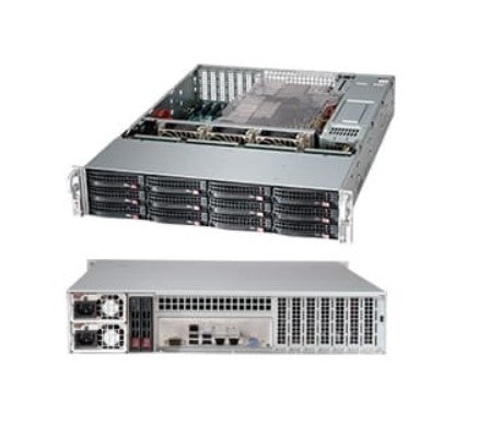 Supermicro CSE-826BE2C-R802LPB computer case Rack Gray 800 W