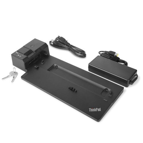 Lenovo 40AJ0135US laptop dock/port replicator Docking Black