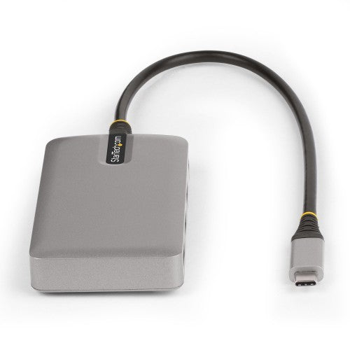 StarTech.com HB31C3A1CDPPD3 interface hub USB 3.2 Gen 2 (3.1 Gen 2) Type-C 10000 Mbit/s Silver