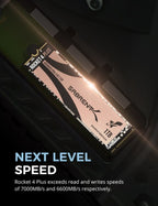 Sabrent SB-RKT4P-PSHS-1TB internal solid state drive M.2 PCI Express 4.0 TLC NVMe