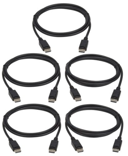Eaton P580-006-5PK DisplayPort cable 70.9" (1.8 m) Black