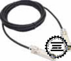 Extreme networks 1m SFP+ InfiniBand/fibre optic cable 39.4" (1 m) SFP+ Black, Silver
