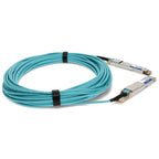 AddOn Networks QDD-400-AOC30M-AO InfiniBand/fibre optic cable 1181.1" (30 m) QSFP-DD DAC Aqua color