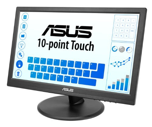 ASUS Touch VT169HE computer monitor 15.6" 1920 x 1080 pixels Full HD LED Touchscreen Tabletop Black