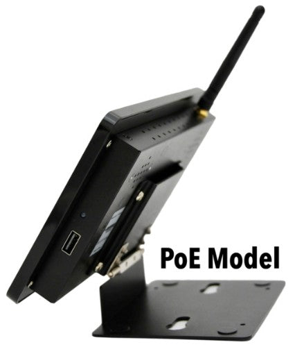 Mimo Monitors MCT-70HPQ-POE signage display 7" LCD Wi-Fi 250 cd/m² Full HD Black Touchscreen Built-in processor Android 8.1