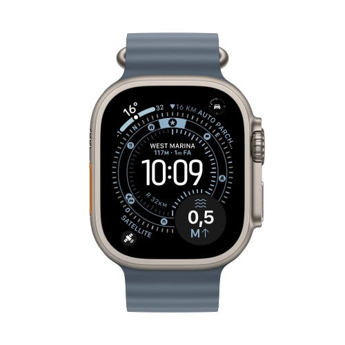Apple Watch Ultra 3 OLED 49 mm Digital 422 x 514 pixels Touchscreen 5G Titanium Wi-Fi GPS (satellite)