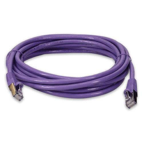 AddOn Networks ADD-15FCAT6S-PE-TAA networking cable Purple 181.1" (4.6 m) Cat6 S/UTP (STP)