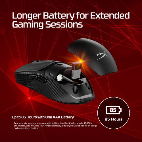 HyperX Pulsefire Fuse Wireless Gaming Mouse (Black)