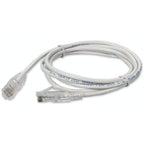 AddOn Networks ADD-7FSLCAT6A-WE networking cable White 83.9" (2.13 m) Cat6a U/UTP (UTP) Round