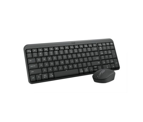 Logitech MK250 Compact Bluetooth Wireless Combo keyboard Mouse included Universal RF Wireless + Bluetooth QWERTY US English Graphite