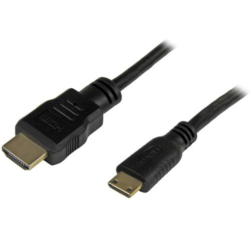 StarTech.com HDMIACMM1 HDMI cable 11.8" (0.3 m) HDMI Type A (Standard) HDMI Type C (Mini) Black