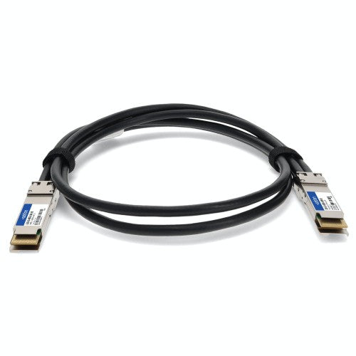 AddOn Networks CAB-D-D-400G-0-5M-AO InfiniBand/fibre optic cable 19.7" (0.5 m) QSFP-DD Black
