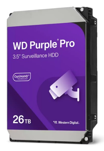 Western Digital Purple Pro WD240PURP internal hard drive 26 TB 7200 RPM 3.5" Serial ATA III