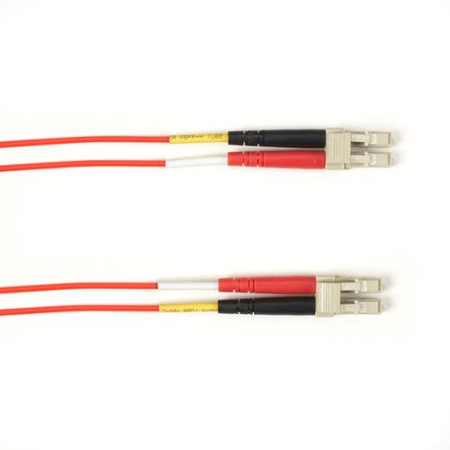 Black Box FOCMP62-004M-LCLC-RD fiber optic cable 157.5" (4 m) LC OFNR OM1 Red
