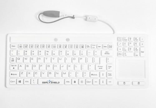 Seal Shield Seal Silk Glow keyboard Universal USB QWERTY US English White