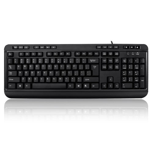 Adesso AKB-132HB keyboard Universal USB QWERTY US English Black