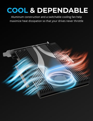 Sabrent EC-P4BF interface cards/adapter Internal M.2