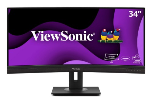 Viewsonic VG Series VG3456CA computer monitor 34" 3440 x 1440 pixels UltraWide Quad HD LED Black