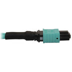 Tripp Lite N844B-LOOP-12F InfiniBand/fibre optic cable 3.94" (0.1 m) MPO/MTP OFNR Aqua color, Black