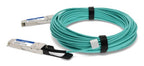 AddOn Networks ADD-QCIQIN-AOC50M InfiniBand/fibre optic cable 1968.5" (50 m) QSFP+ AOC Aqua color, Stainless steel