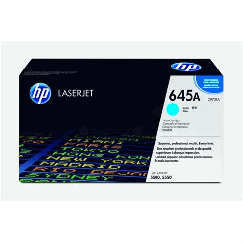 C9731A (645A) Toner cyan, 12K pages @ 5% coverage