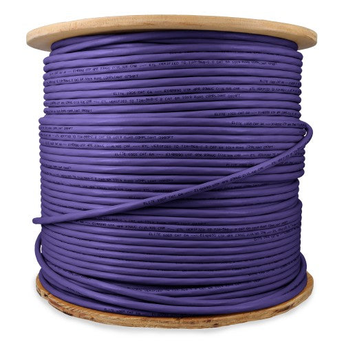 AddOn Networks ADD-CAT6ABULK1K-PE networking cable Purple 11999.6" (304.8 m) Cat6a U/UTP (UTP)