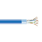 Black Box CAT5E SHIELDED 350-MHZ SOLID BULK CABLE networking cable Blue 12000" (304.8 m) U/FTP (STP)
