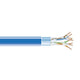 Black Box CAT5E SHIELDED 350-MHZ SOLID BULK CABLE networking cable Blue 12000" (304.8 m) U/FTP (STP)