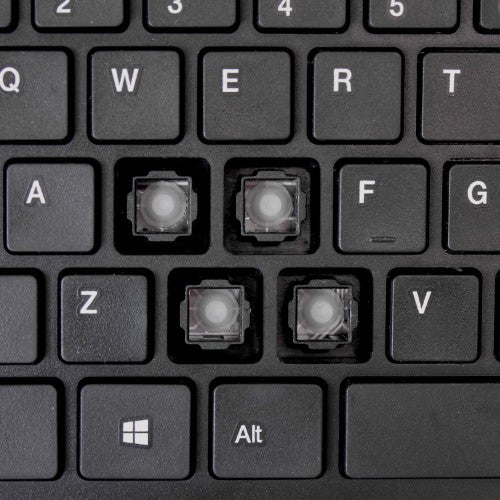 Adesso SlimTouch 111UB keyboard Universal USB QWERTY US English Black