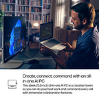 HP EliteStudio 8 G1i AI PC Wolf Pro Security Edition Intel Core Ultra 7 265 23.8" 1920 x 1080 pixels Touchscreen 16 GB DDR5-SDRAM 512 GB SSD Windows 11 Pro Wi-Fi 7 (802.11be) Silver