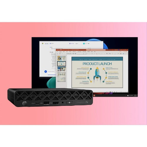 HP EliteDesk 8 Mini G1a Next Gen AI Wolf Pro Security Edition AMD Ryzen AI 7 PRO 350 16 GB DDR5-SDRAM 512 GB SSD Windows 11 Pro Mini PC Black