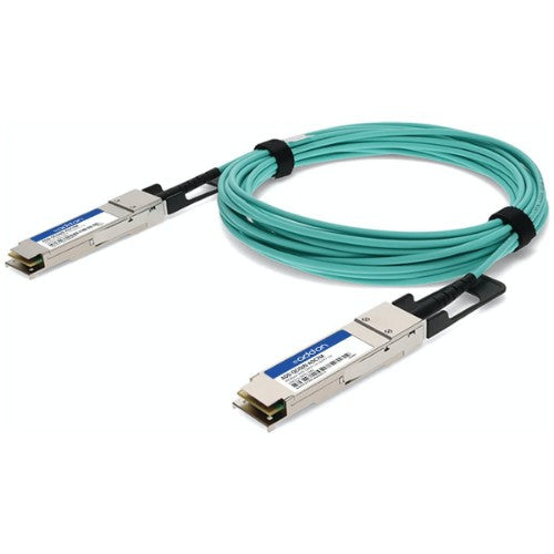 AddOn Networks ADD-QCIQIN-AOC7M InfiniBand/fibre optic cable 275.6" (7 m) QSFP+ Aqua color