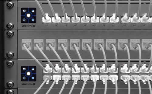 Ubiquiti UACC-Cable-Patch-EL-1M-W networking cable Translucent, White 39.4" (1 m) Cat6