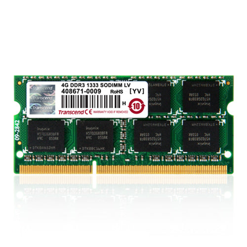 Transcend 2GB DDR3 memory module 1 x 8 GB