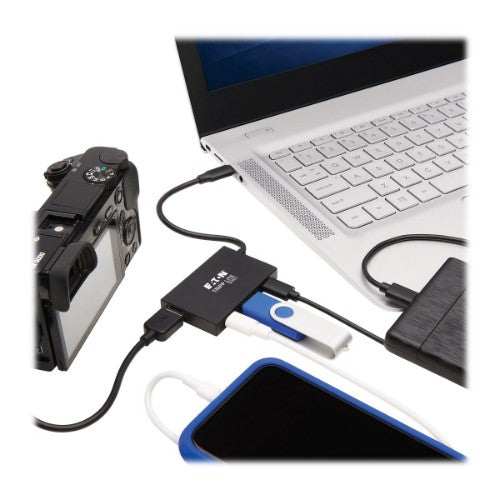 Tripp Lite U460-004-2A2C-2 interface hub USB 3.2 Gen 2 (3.1 Gen 2) Type-C 10000 Mbit/s Black