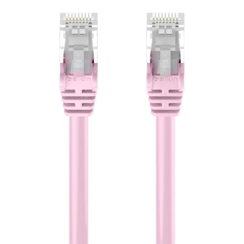 Belkin A3L980-02-PNK-S networking cable Pink 23.6" (0.6 m) Cat6 U/UTP (UTP)