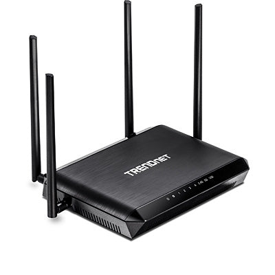 Trendnet AC2600 StreamBoost wireless router Gigabit Ethernet Black