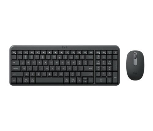 Logitech MK250 Compact Bluetooth Wireless Combo keyboard Mouse included Universal RF Wireless + Bluetooth QWERTY US English Graphite