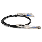 AddOn Networks QDD-200G-2QSFP28-PDAC2-5M-AO InfiniBand/fibre optic cable 98.4" (2.5 m) QSFP-DD 4xQSFP28 Black, Silver