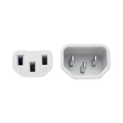 Tripp Lite P005-002-AWH power cable White 23.6" (0.6 m) C14 coupler C13 coupler