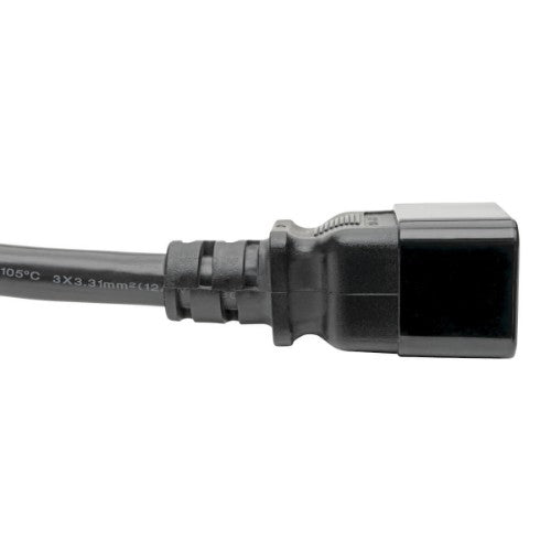 Tripp Lite P036-002 power cable Black 24" (0.61 m) C19 coupler C20 coupler