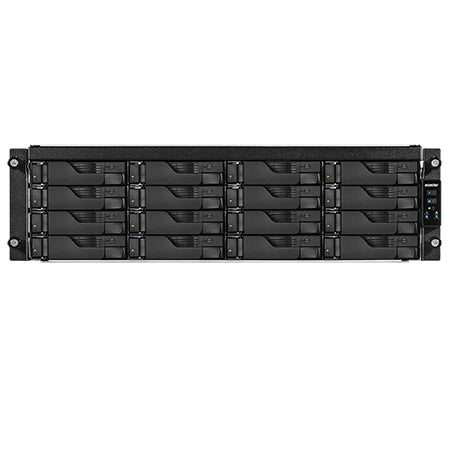 Asustor AS7116RDX NAS Rack (3U) Intel Xeon E E-2224 8 GB DDR4 0 TB ADM Black