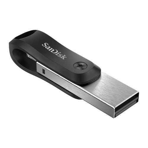 SanDisk SDIX60N-128G-AN6NE USB flash drive 128 GB USB Type-A / Lightning 3.2 Gen 1 (3.1 Gen 1) Black, Silver