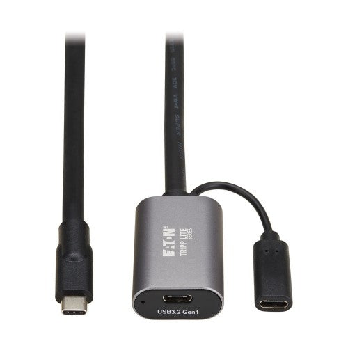 Eaton U330-10M-C2C-C USB cable USB 3.2 Gen 1 (3.1 Gen 1) 393.7" (10 m) USB C 5 Gbit/s Black, Gray