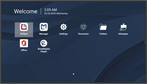 Viewsonic CDE4331-1C signage display Digital signage flat panel 43" LCD Wi-Fi 500 cd/m² 4K Ultra HD Black Built-in processor Android 14 24/7