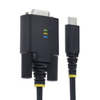 StarTech.com 1P6FFC-USB-C-SERIAL serial cable Black 78.7" (2 m) USB Type-C RS-232