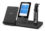 Yealink WH67 UC Headset Wireless Ear-hook, Head-band, Neck-band Office/Call center Bluetooth Charging stand Black